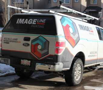 Image Line Painting Truck